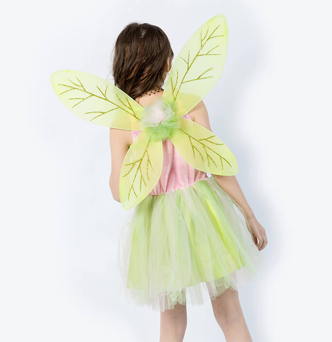 Girls Green Fairy Dress Suit
