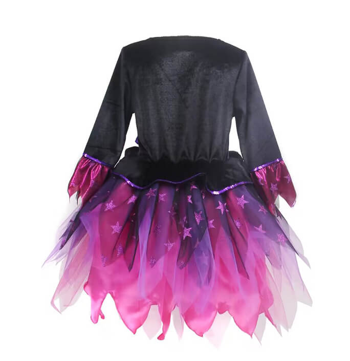 Girls Witch Party Costume Dress