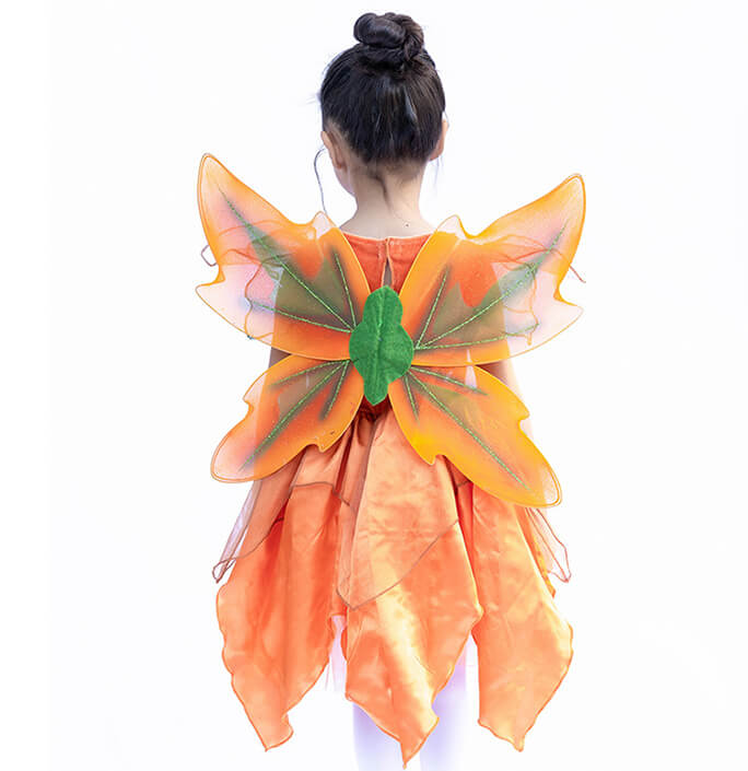 Girl Orange Fairy Skirt