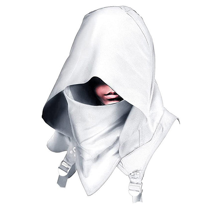 Medieval Assassin Cyber Style Hooded Cloak