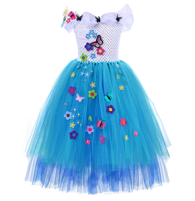 Girls Mirabel Princess Flower Tutu Dress