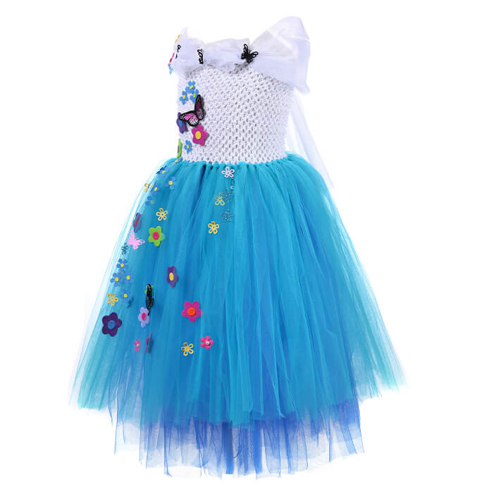 Girls Mirabel Princess Flower Tutu Dress