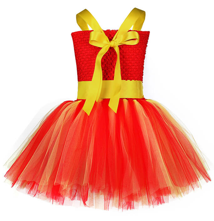 Girls Super Hero Flash Girl Tutu Dress