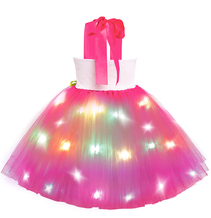 Girls LES Retro 80s Tulle Workout Costume