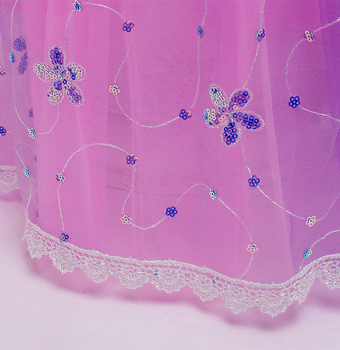 Girls Light Up Queen Birthday Party Dress