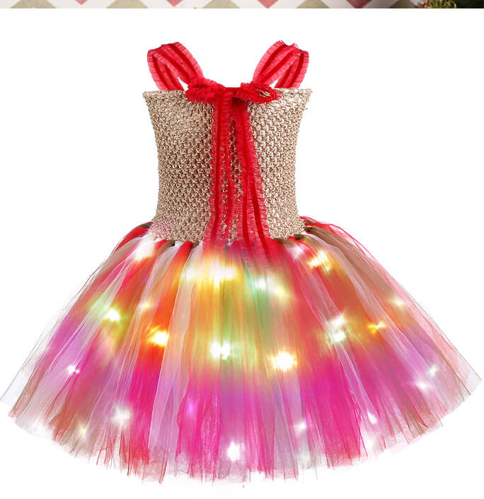 Girls Christmas Gingerbread Man Tutu Dress