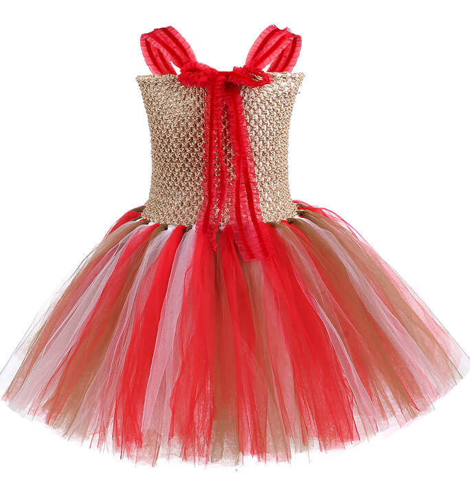 Girls Christmas Gingerbread Man Tutu Dress