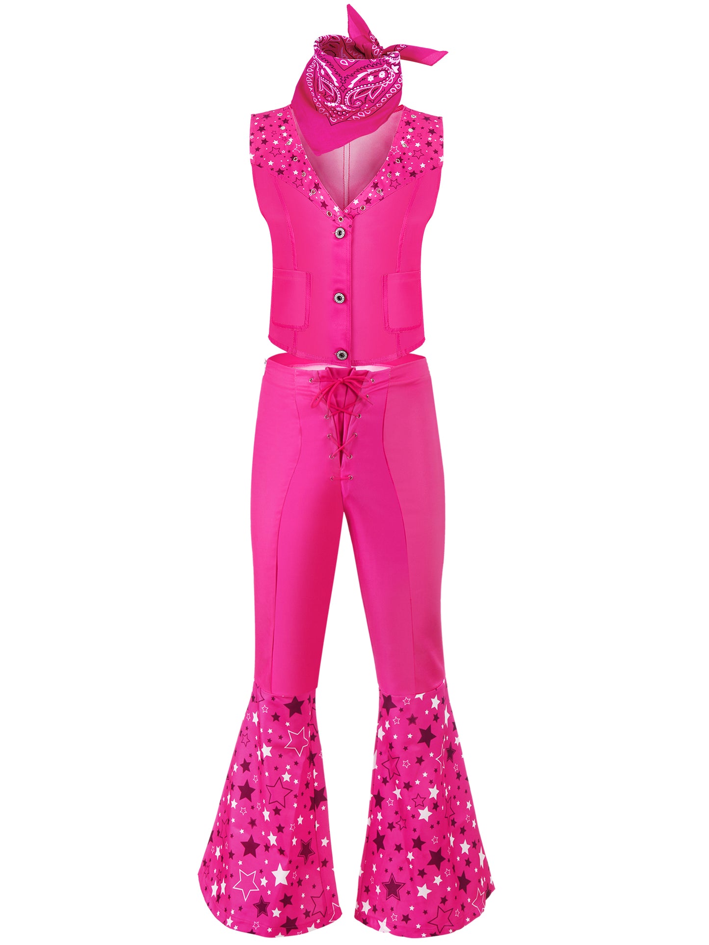 Women's Pink Movie Cosplay Set