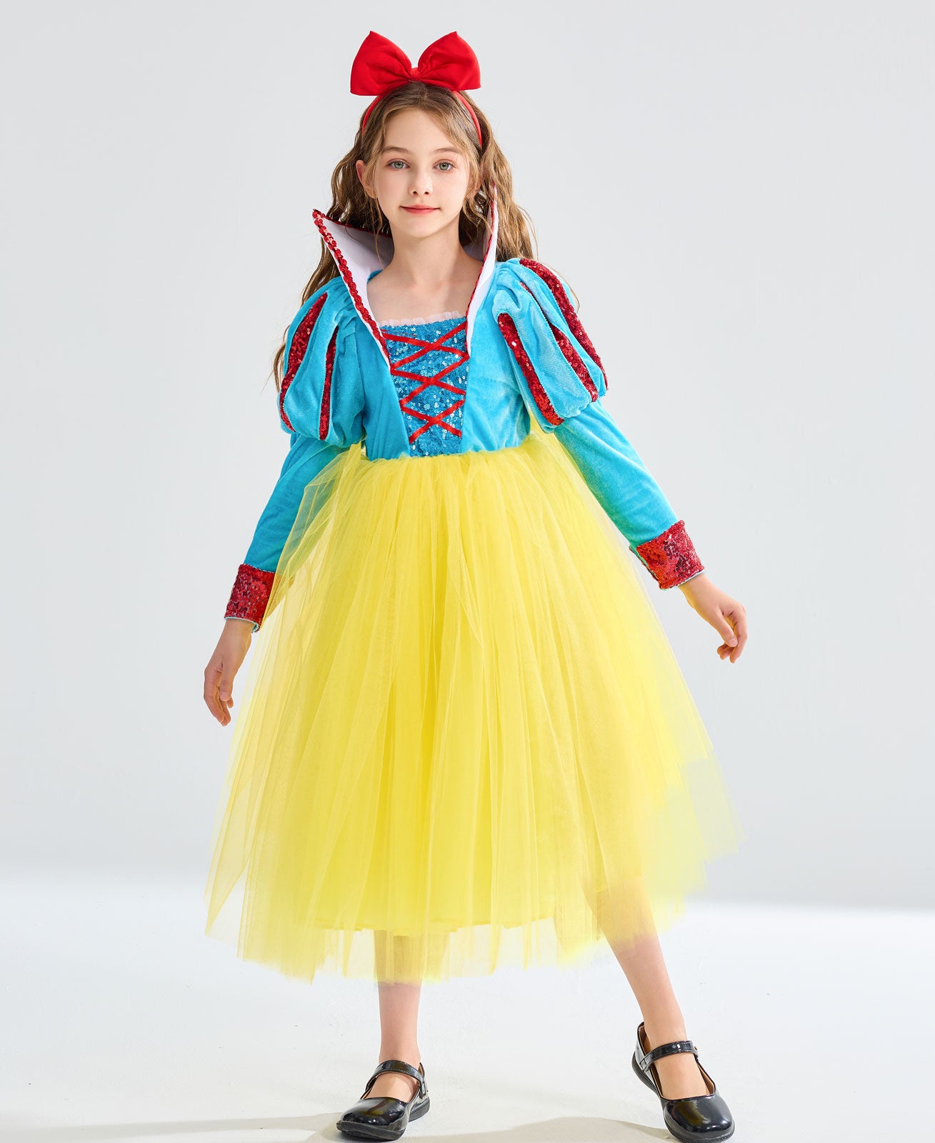 Girl Princess Costume Tulle Dress with Accessories