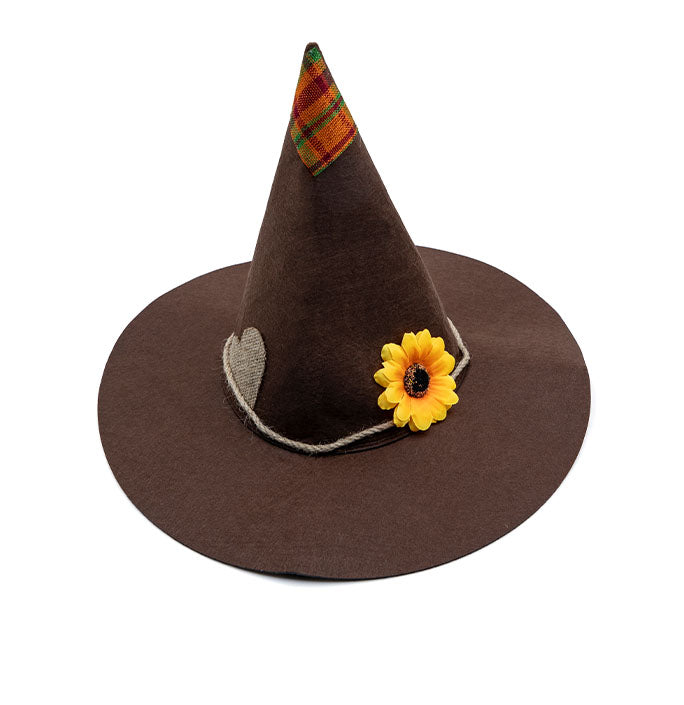 Sunflower Twine Halloween Felt Witch Hat