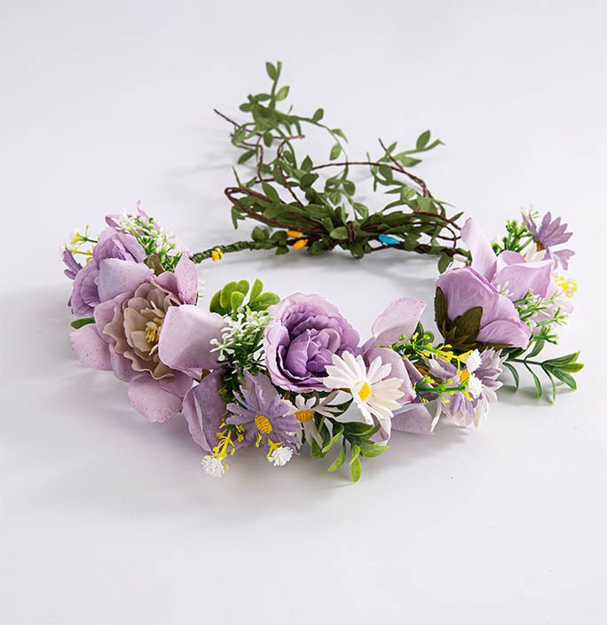 Fairy Prom Flower Fairy Simulation Flower Head Wearing Wreath