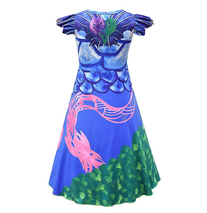 Girl Descendant Cosplay Purple Dress