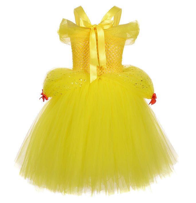 Girls Belle Inspired Costume Dress