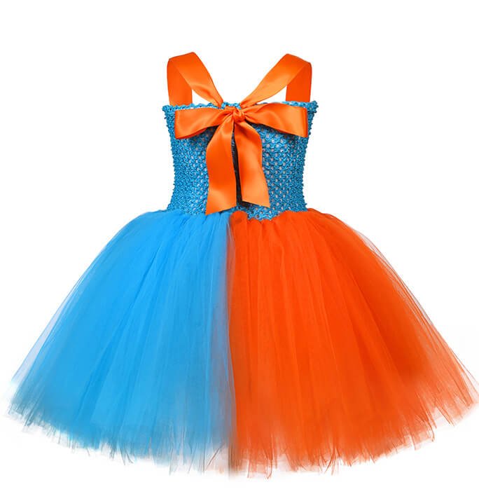 Girls Blippi Inspired Tutu Dress