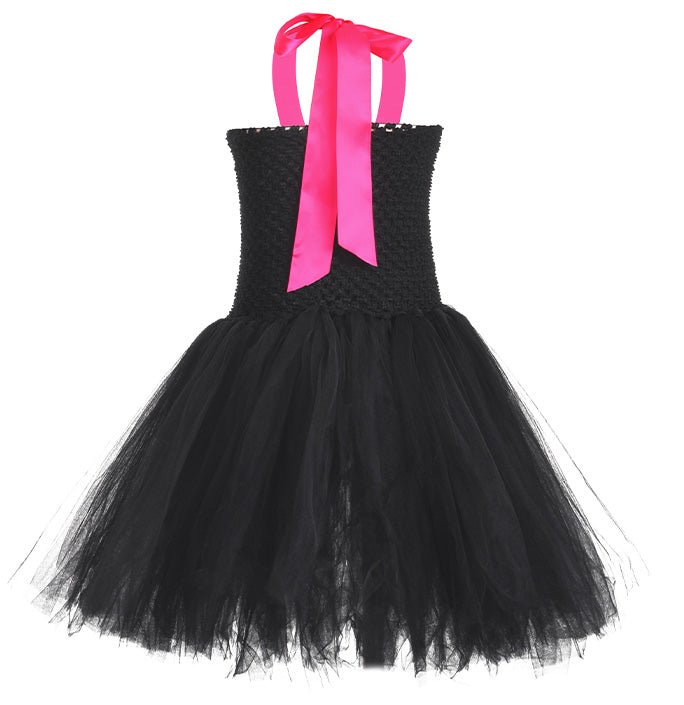 Girls Broken Doll Gothic Hollween Tulle Dress