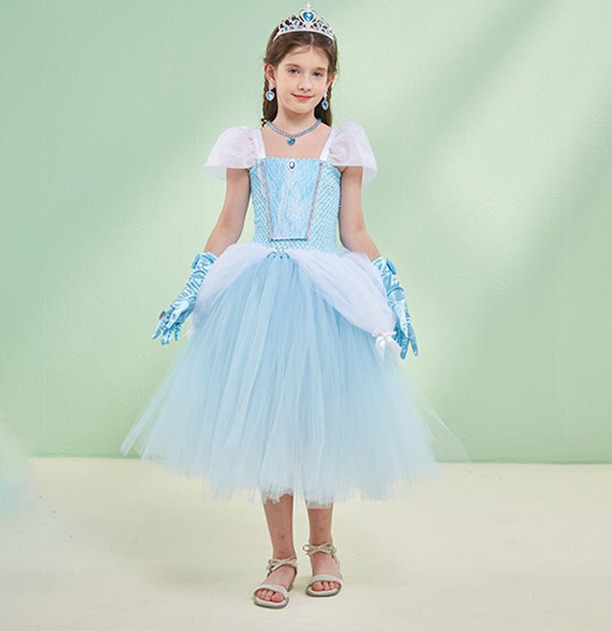Girls Cinderella Birthday Party Tutu Dress
