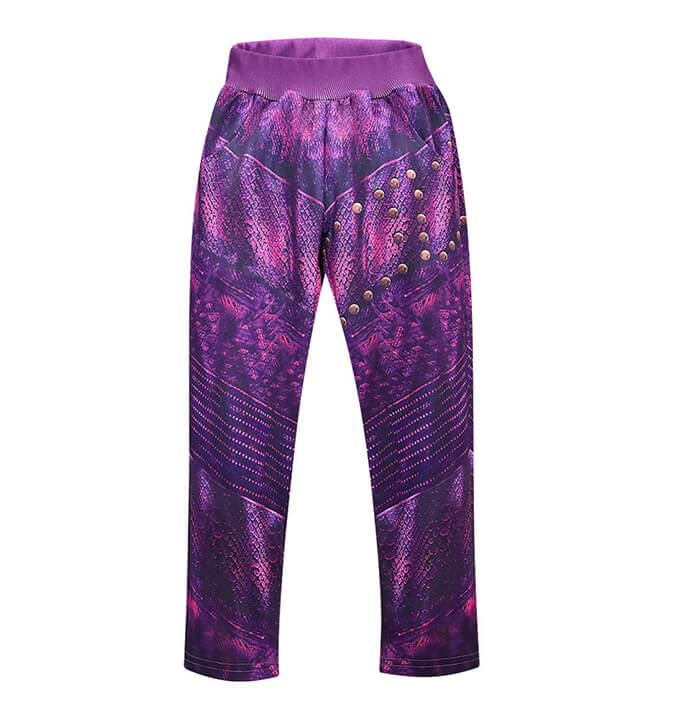 Girls Descendants Purple Vest Pants Suit