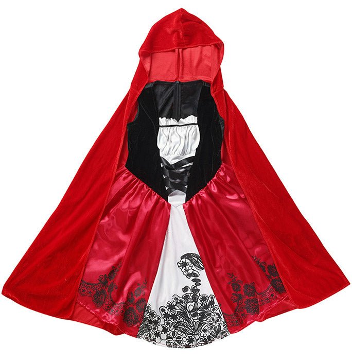 Girls Fairy Tale Little Red Riding Hood Dress