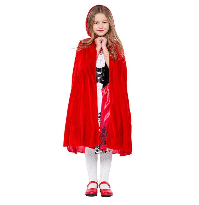 Girls Fairy Tale Little Red Riding Hood Dress