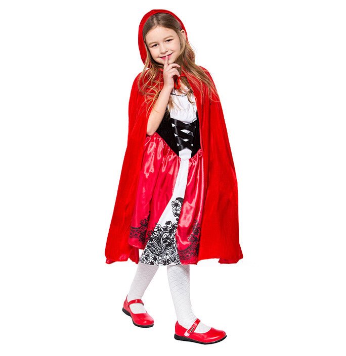 Girls Fairy Tale Little Red Riding Hood Dress