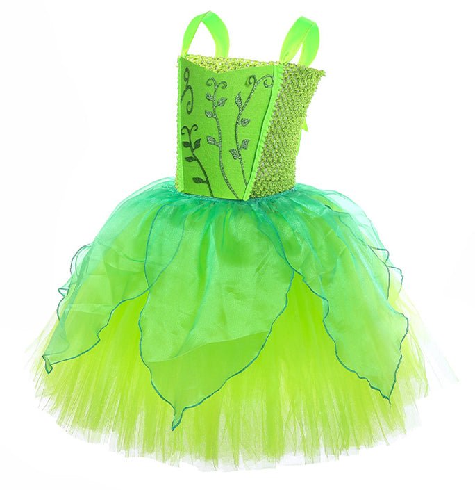 Girls Green Elves Inspired Costume