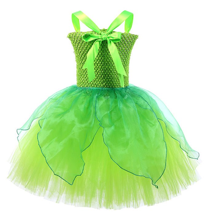 Girls Green Elves Inspired Costume