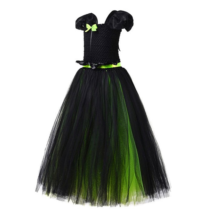 Girls Halloween Evil Witch Cosplay Costume
