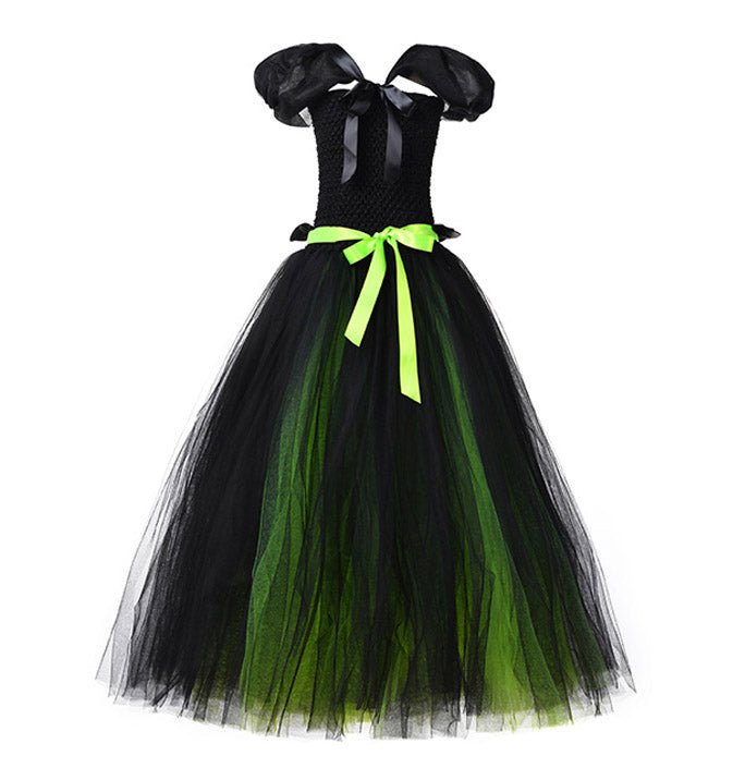 Girls Halloween Evil Witch Cosplay Costume