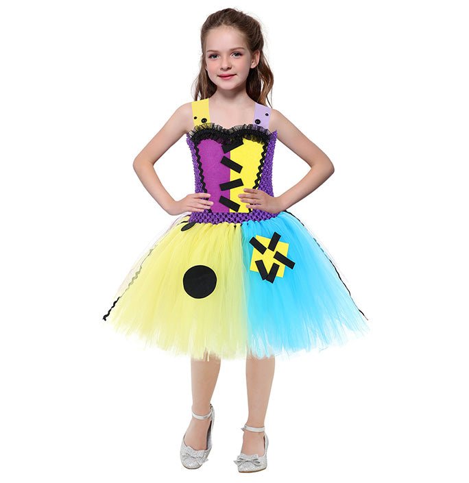 Girls Halloween Horror Party Tutu Dress