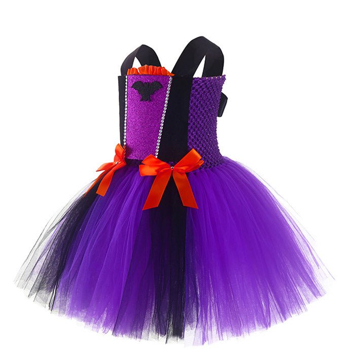 Girls Halloween Party Bat Witch Costume