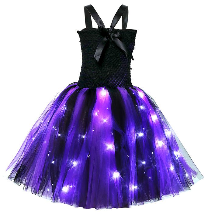 Girls Halloween Party Wicked Witch Tutu Dress