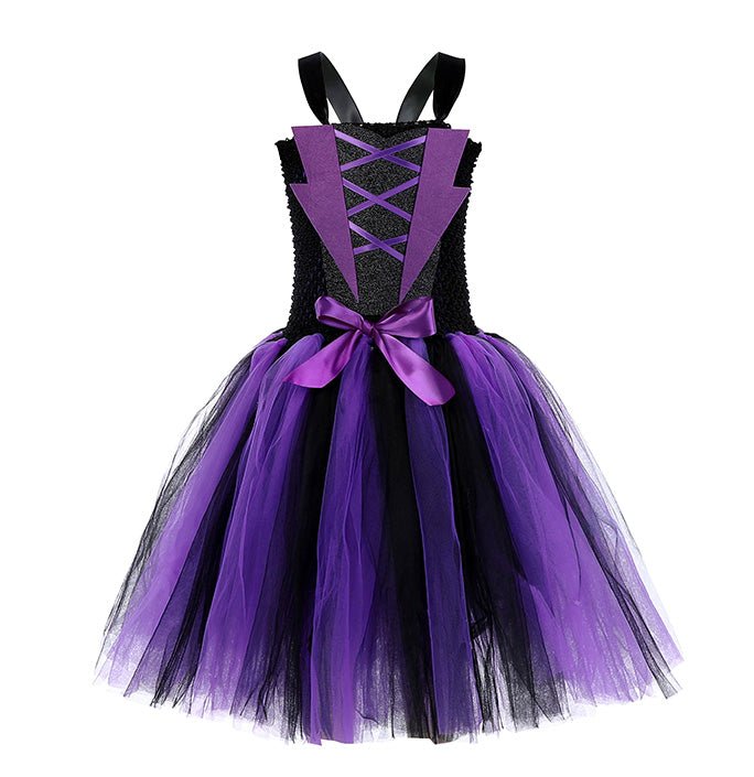 Girls Halloween Party Wicked Witch Tutu Dress