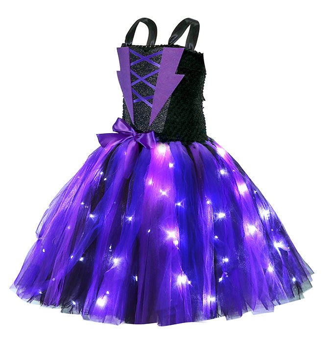 Girls Halloween Party Wicked Witch Tutu Dress