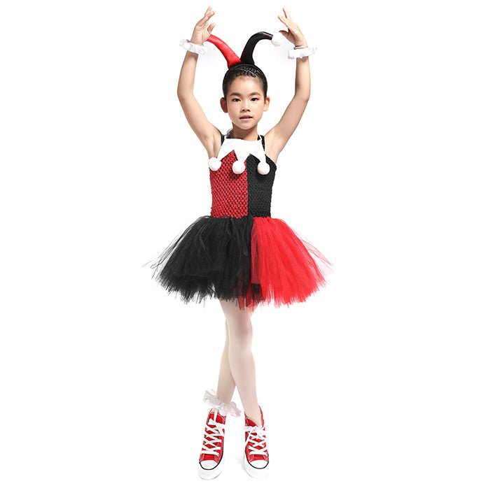 Girls Harley Quinn Halloween Inspired Costume