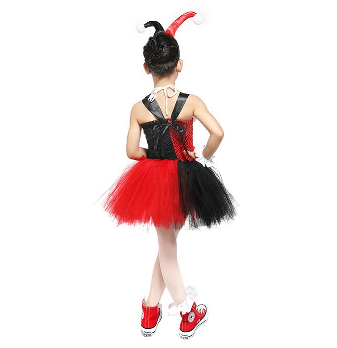 Girls Harley Quinn Halloween Inspired Costume