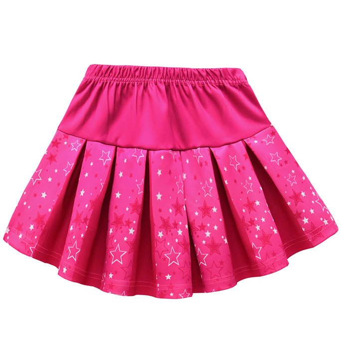 Girls Hot Pink Short Skirt Barbie Inspired Set