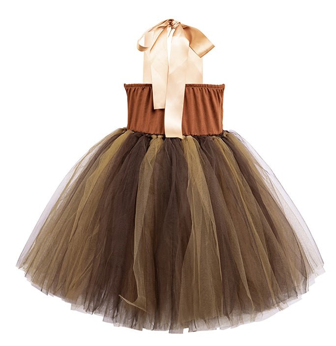 Girls Lively Monkey Inspired Costume