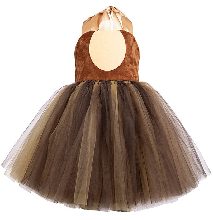 Girls Lively Monkey Inspired Costume