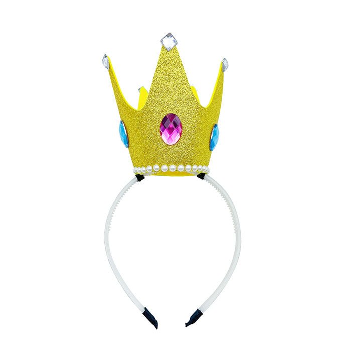Girls Mario Princess Peach Costume