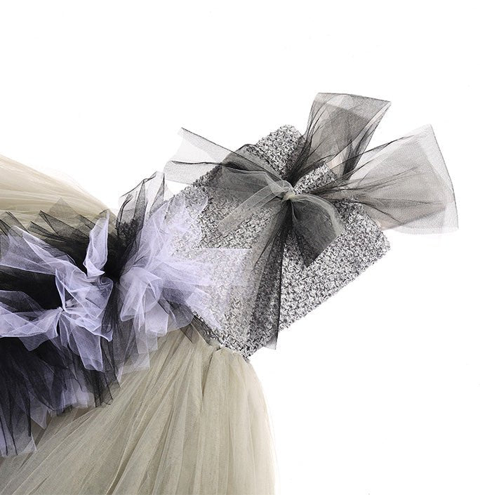 Girls Obediently Racoon Inspired Tutu Dress
