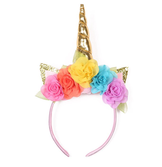 Girls Pink Unicorn Party Costume