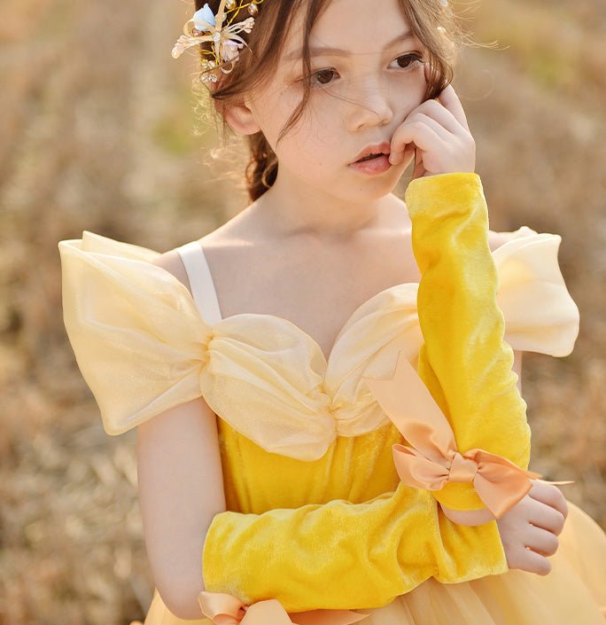 Girls Princess Belle Inspired Costume