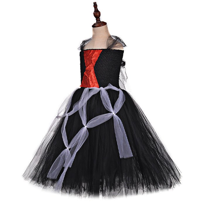 Girls Spider Web Inspired Tutu Dress