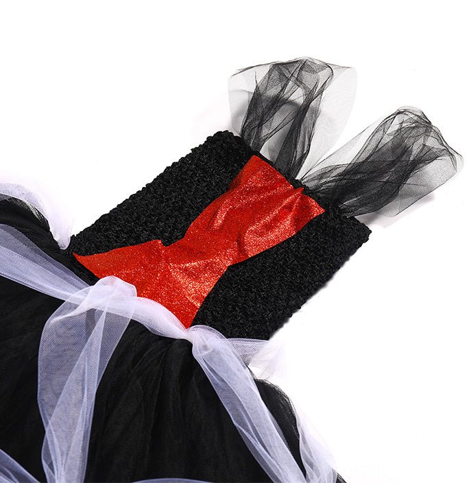 Girls Spider Web Inspired Tutu Dress