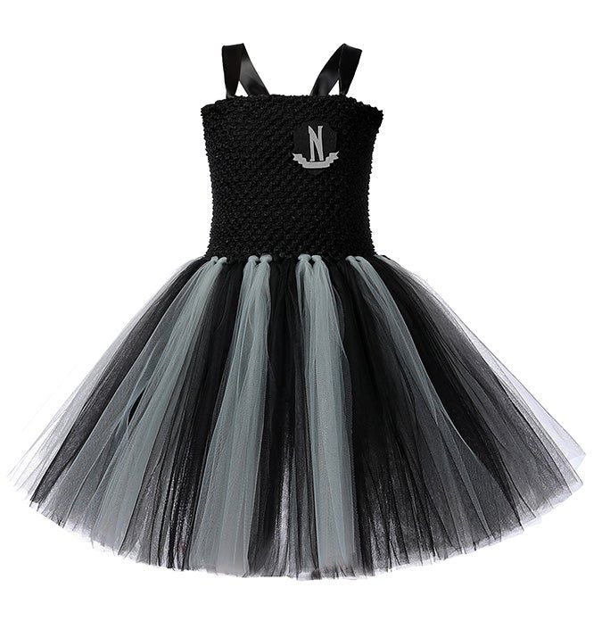 Girls Wednesday School Uniform Tutu Dress