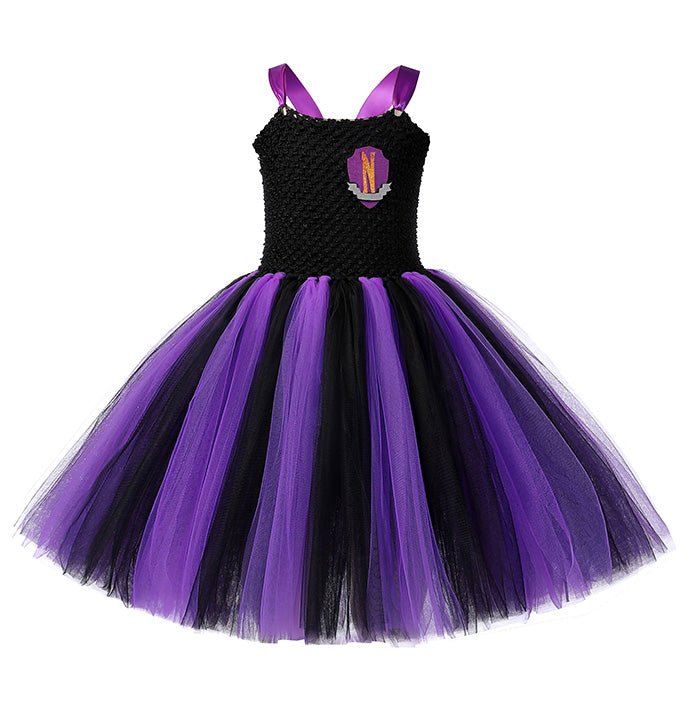 Girls Wednesday School Uniform Tutu Dress