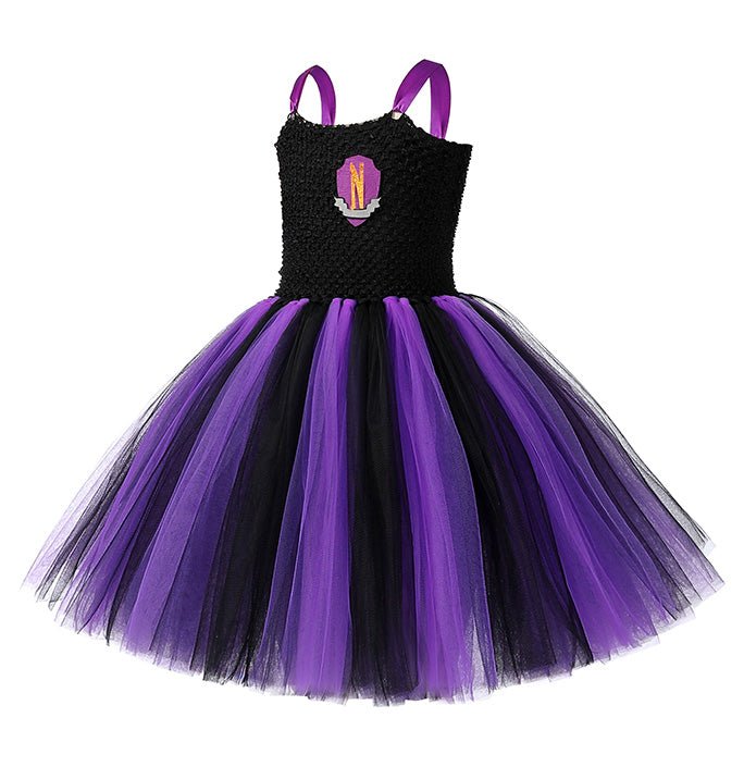 Girls Wednesday School Uniform Tutu Dress