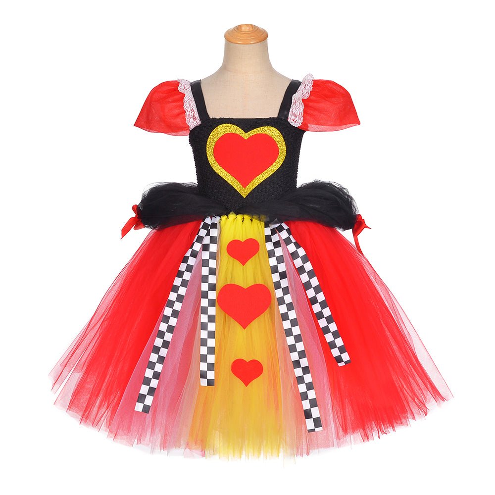 Halloween Queen of Hearts Inspired Tutu Dress
