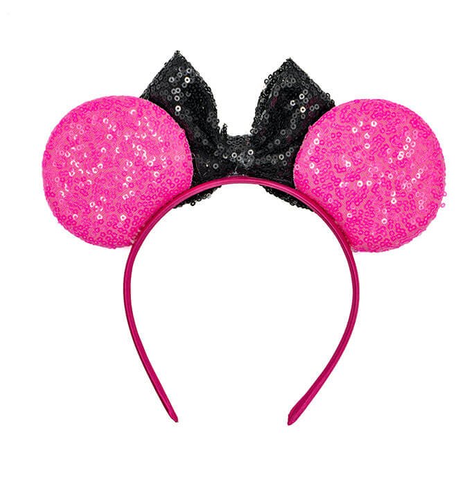 Pink Ears Barbie Alphabet Party Headband