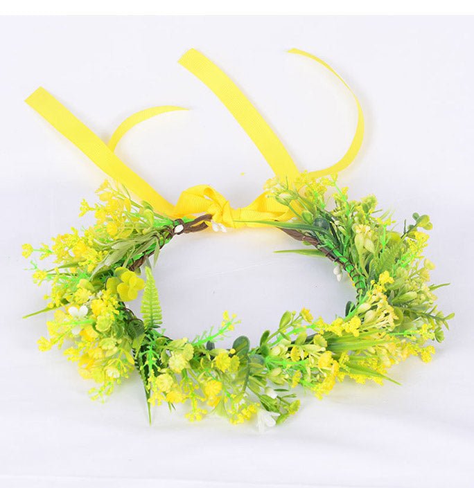 Wreath Headdress Fairy Flower Fairy Simulation Wreath